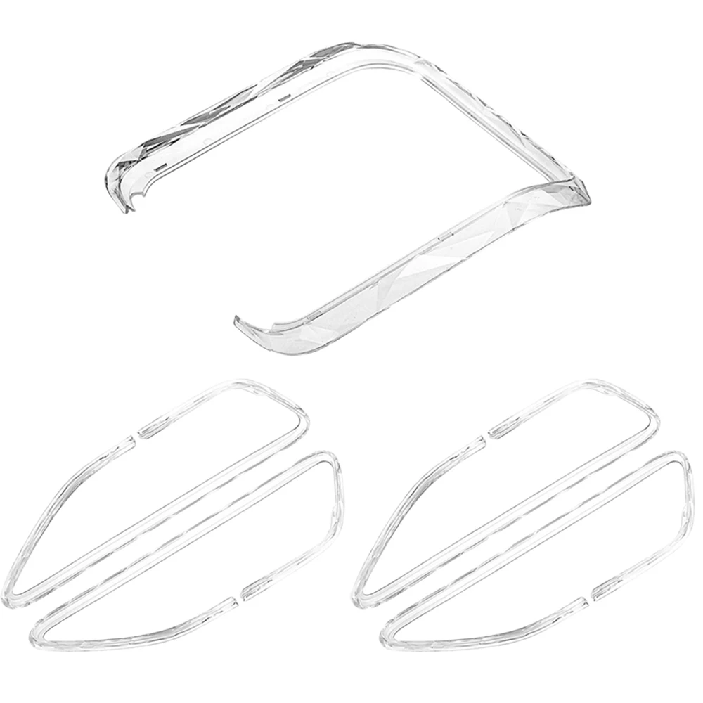 For Mercedes Benz C/GLC/E Class W206 X254 W214 AMG GT EQE EQS Car Crystal Door Lamp Frame Reading Light Trim Cover Accessories