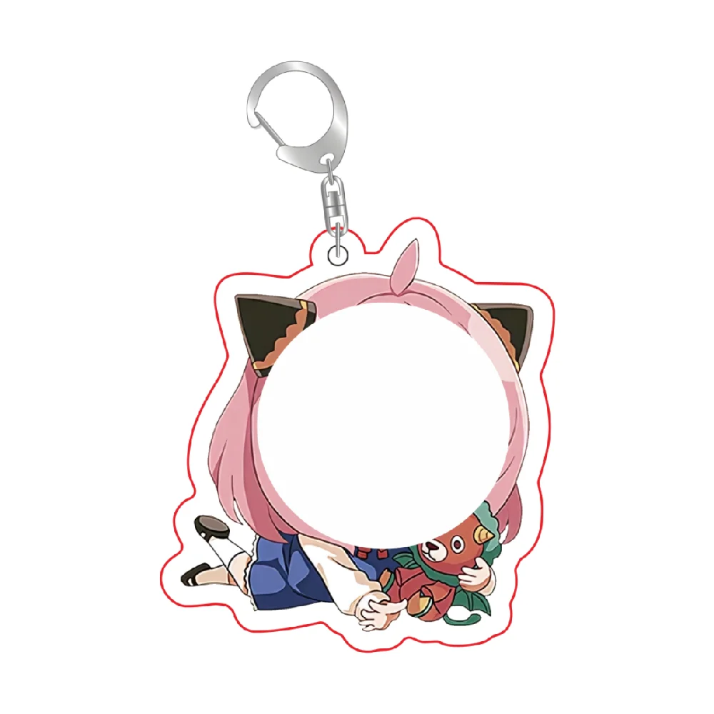 Anime Character Custom Acrylic Stand Keychain 6CM Cute Car Pendant Birthday Gift for Friends