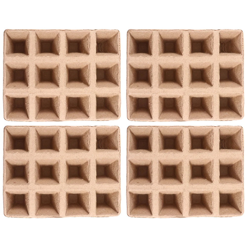 

18 Pcs Nursery Cups Biodegradable Paper Peat Plant Fiber Pot Seedling Tray Gardening Tool Indoor Flower Planter