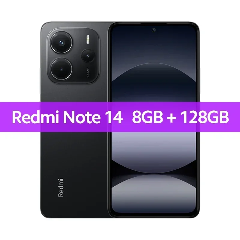 【World Premiere】Global Version Xiaomi Redmi Note 14 MediaTek Helio G99-Ultra 108MP AI Camera 5500mAh 6.67" 120Hz AMOLED Displa