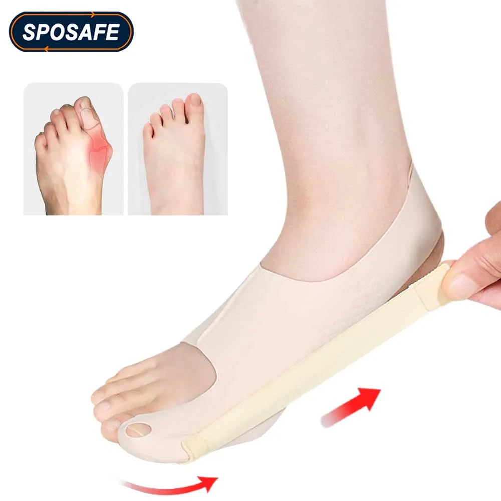 Corrector de juanete para hombre y mujer, alisador de dedo gordo del pie para Hallux Valgus, alivio del dolor articular, 1 piezas