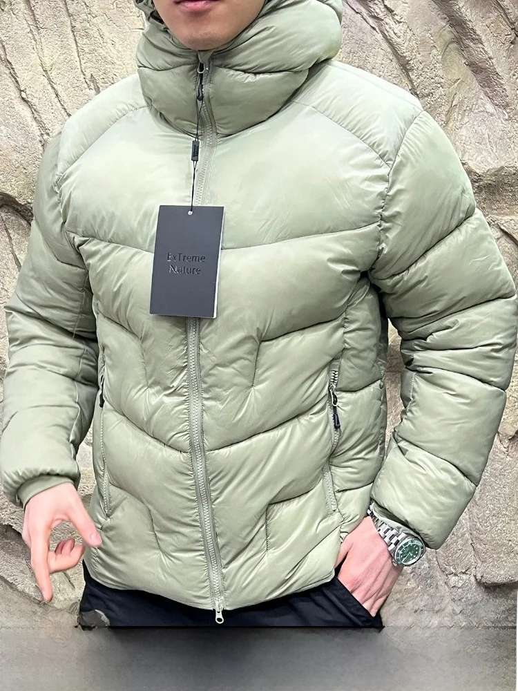 

Extreme Warmth And Puffiness 5000 Series Waterproof And Windproof Winter Outdoor Unisex Hooded Cotton Jacket Youth Fashion