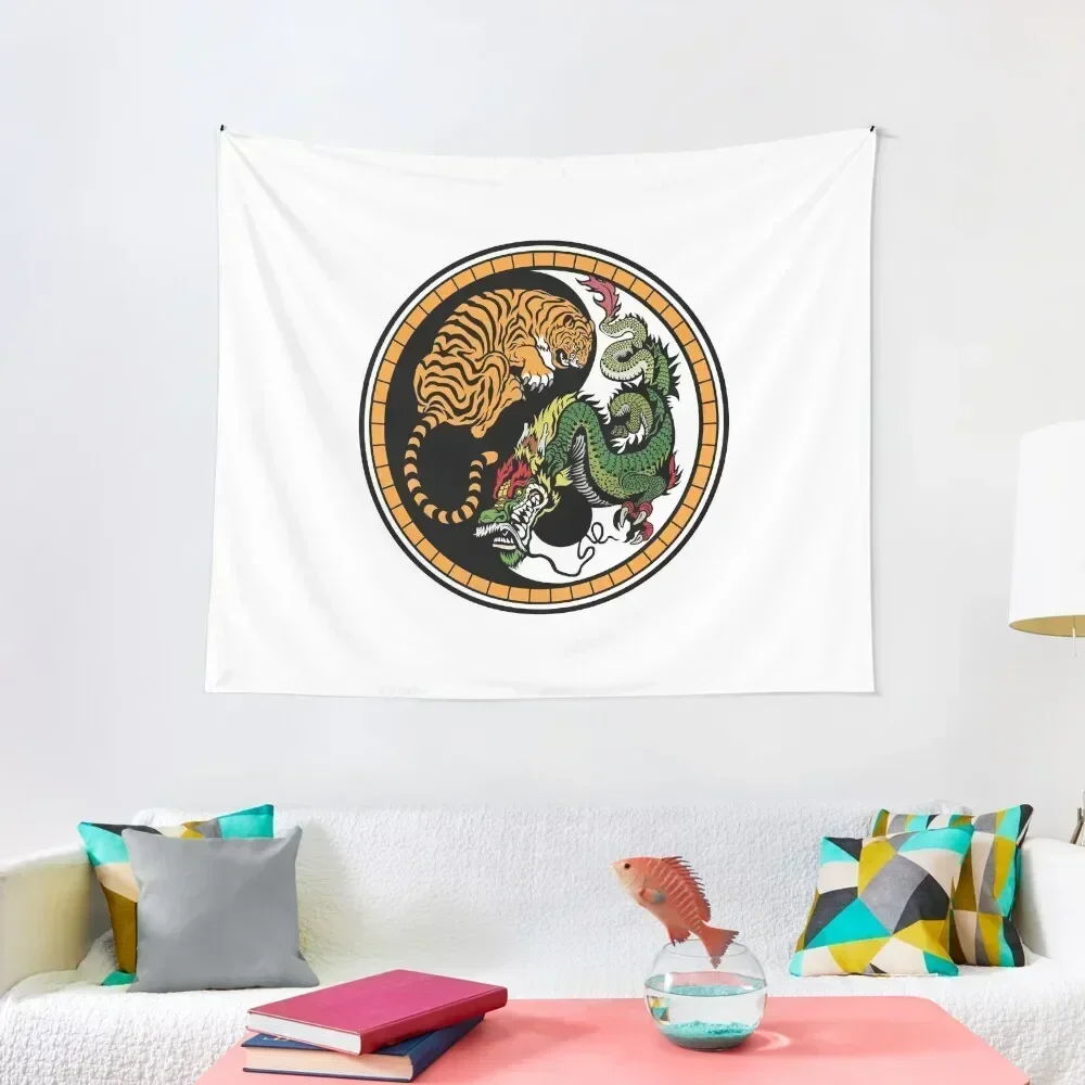 

Taoist Yin Yang Illustration Tapestry For Bedroom Room Decor Cute Tapestry