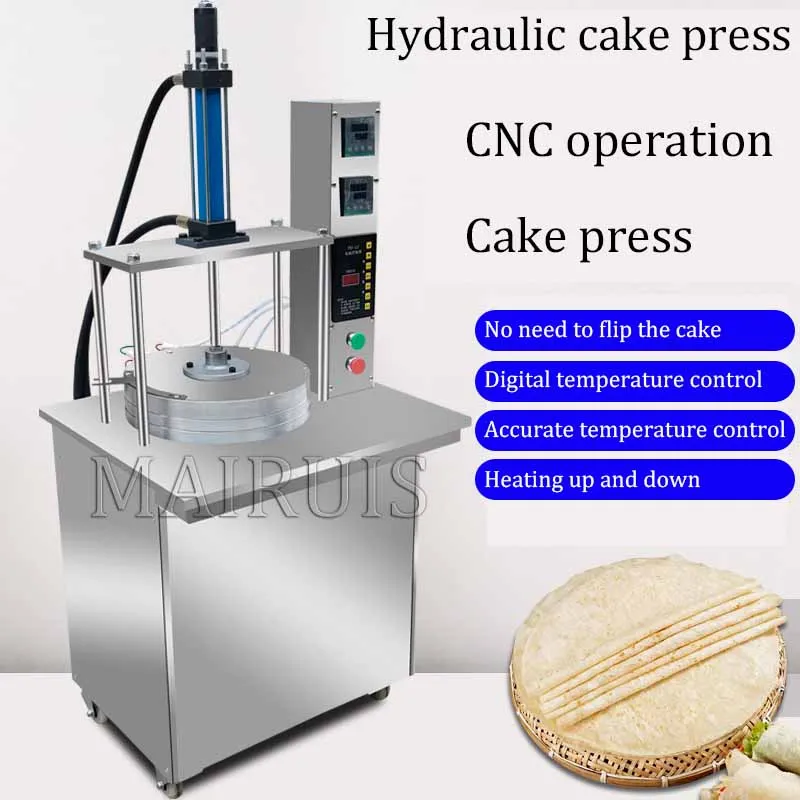 Factory Supply Automatic Restaurant Tortilla Making Machine / Dough Press Machine / Roasted Duck Cake Press Maker Machine