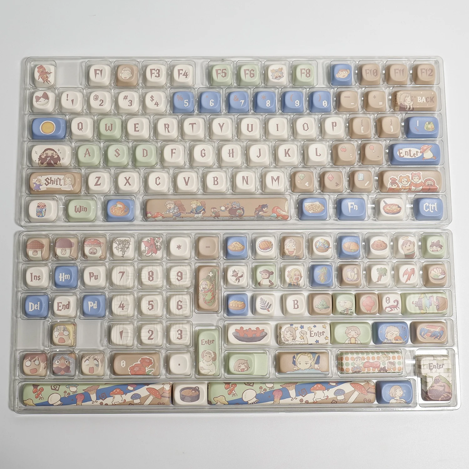 Delicioso em masmorra keycaps 141 teclas moa keycaps presente pbt key cap quadrado corante-sub teclado mecânico 2.25 u 2.75u para alice