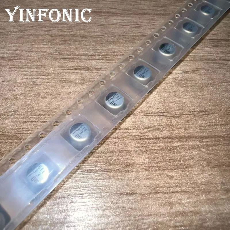 50 Stück/200 Stück NIC 10 V33 uF 5 x 5,5 mm SMD-Chip-Typ 33 uF/10 V Aluminium-Elektrolytkondensator NACE330M10V5X5.5TR13