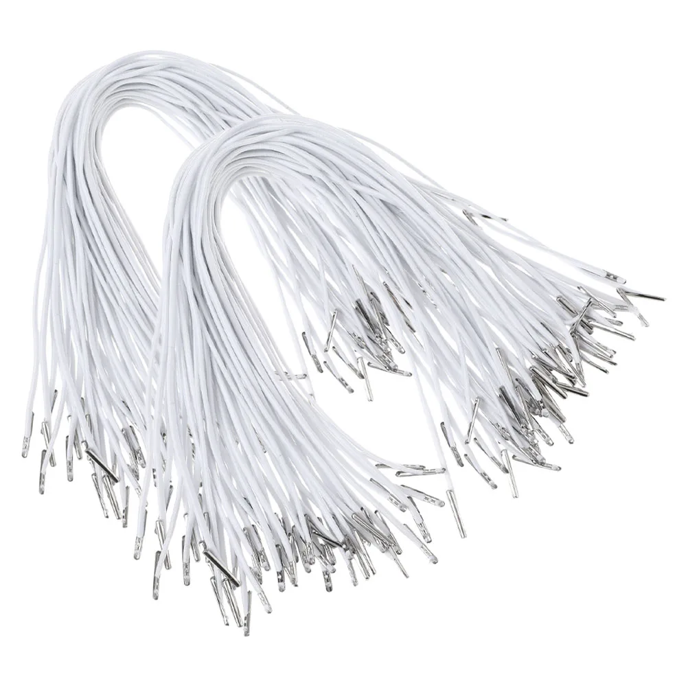 

200 Pcs Handmade Lanyard Eye Mask Elastic Barbed Cord Stretch Cords Loop Both Ends