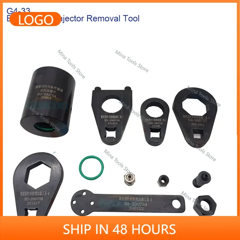 Common Rail Injector Repair Tool Bosc Special Tool Four-Needle Injector Tool for Bo**h With Adaptors