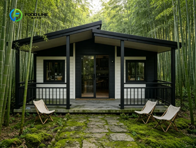 Custom Prefab 40FT Modern Expandable 5 Bedroom Container Home Folding House with Home Office & Apartment Options Portable