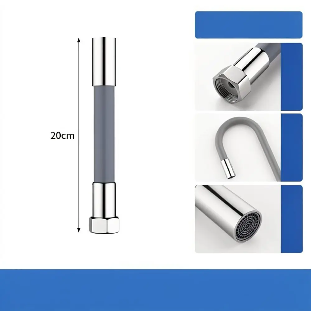 Adjustable Flexible Faucet Extender Universal Sink Sprayer Attachment Anti Splash Tap Hose For Efficient Cleaning