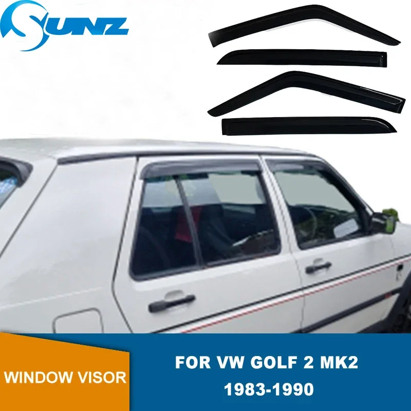 

Window Sun Visor Wind Rain Shield Deflector For VW Golf 2 MK2 1983 1984 1985 1986 1987 1988 1989 1990 Car Window Water Shield