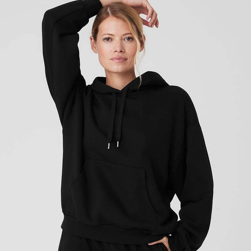 AO sudaderas con capucha hombres mujeres suéteres de manga larga suelta Casual Sudadera con capucha cuello redondo sudaderas jerseys correr Fitness moda deportes