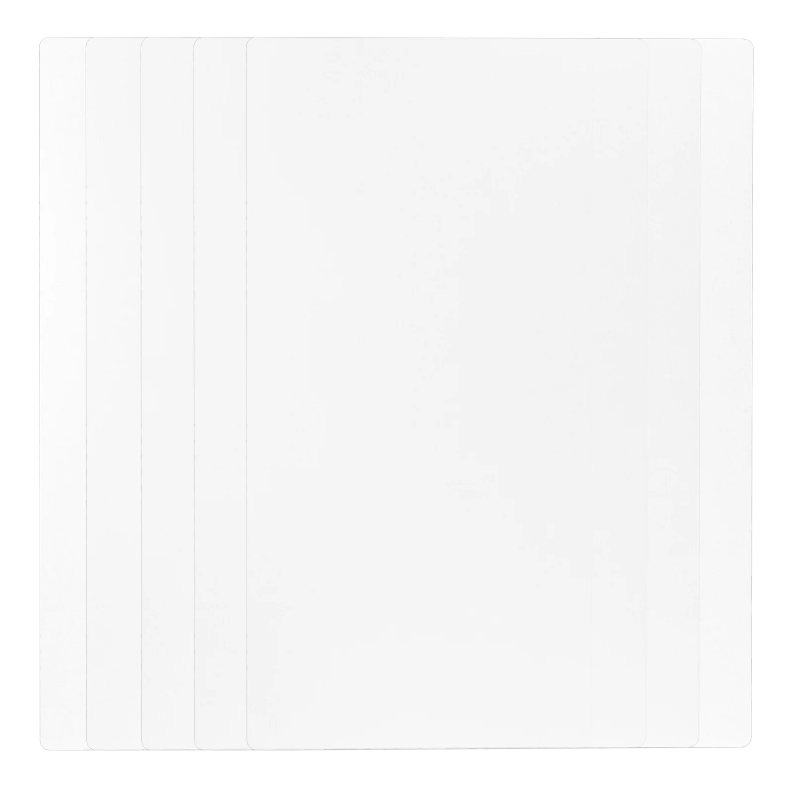 

5 Sheets Writing Pad Transparent Board Office Pads Anti-slip Students Boards Exam Plates Pp