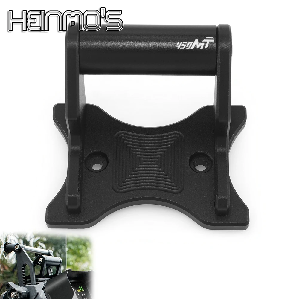 

Phone Holder Stand Navigation New Black Extension Bracket For CFMOTO 450MT 450 MT 450 2024 2025