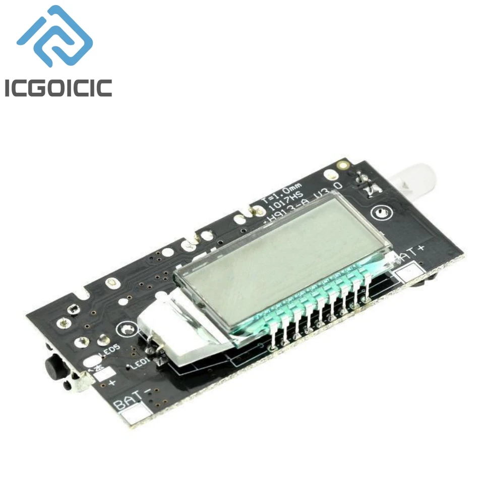 Dual USB 5V 1A 2.1A Mobile Power Bank 18650 Battery Charger PCB Power Module Accessories For Phone DIY LED LCD Module Board
