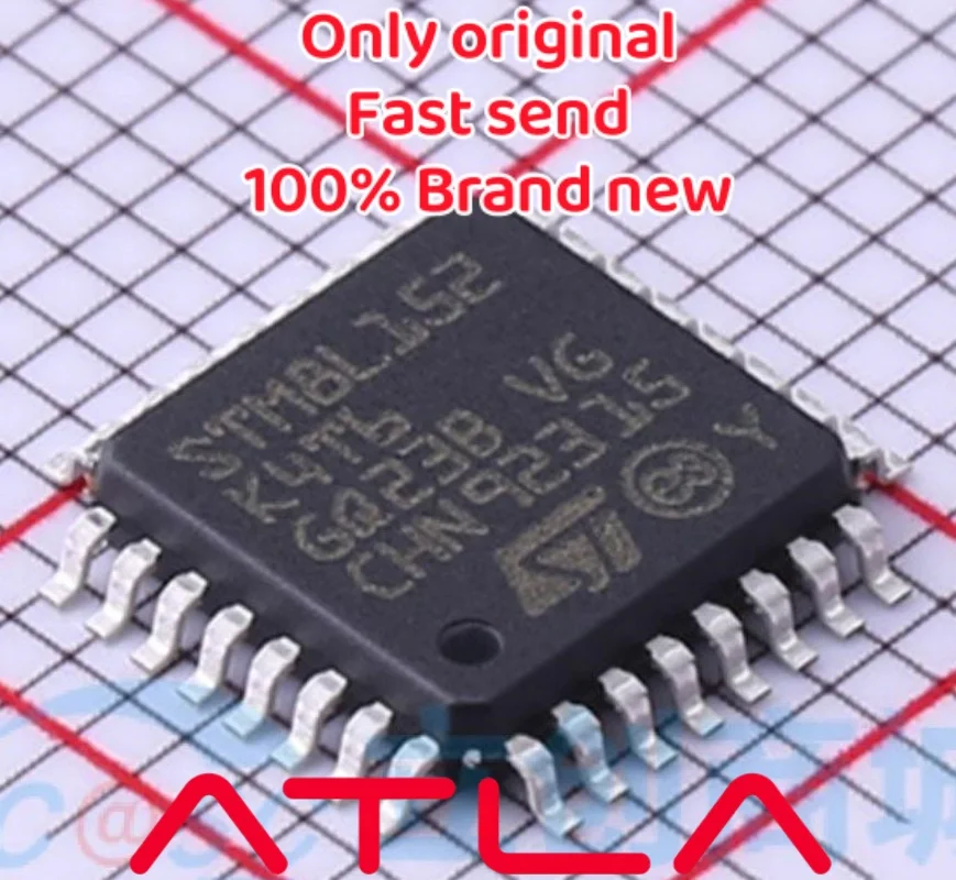 

STM8L152K4T6 IC MCU 8BIT 16KB FLASH 32LQFP