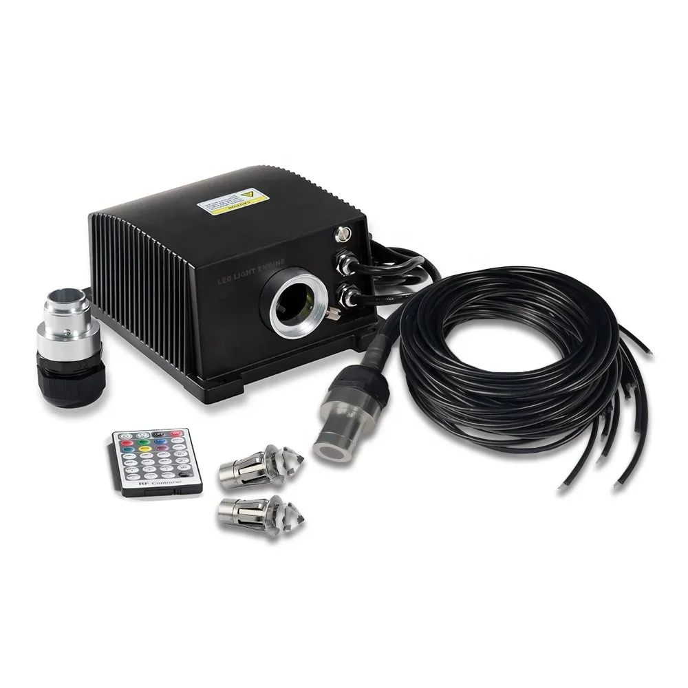 

2025 hot sale Heat Resistant End Fittings Sheathed Optical Fiber Cable Fiber Optic Lighting Kits for Sauna Room and Spa