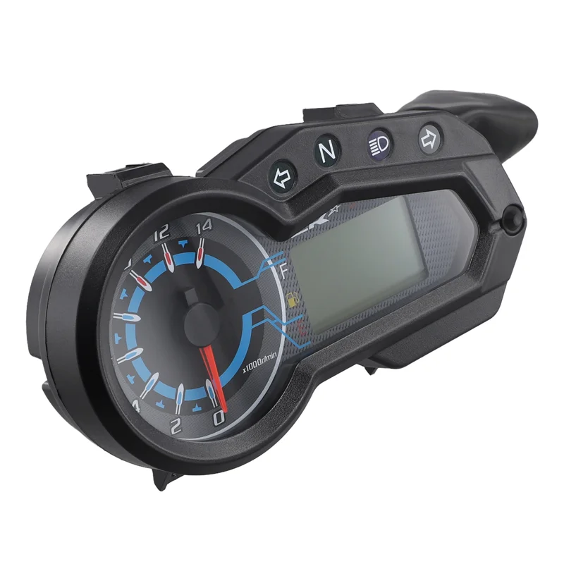 

AB96-New LED Digital Motorcycle Speedometer Multifunction Waterproof Moto Gauge For Italika 150Z 150Sz