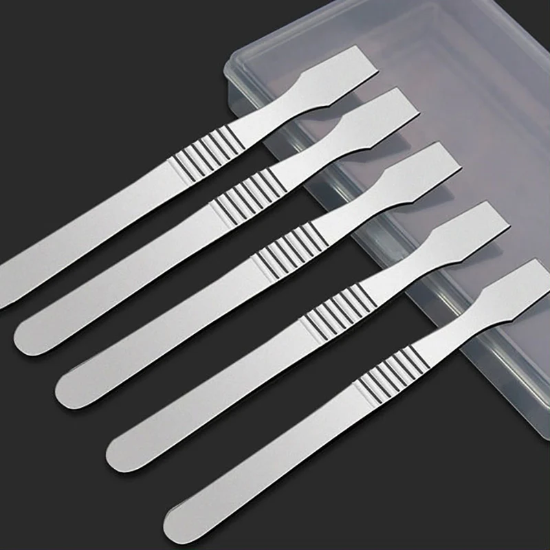 Flux Scraper Metal Spudger Solder Paste Spudger Stainless Steel Knife Repair BGA Paver Blade Solder Paste Scraper Opening tools