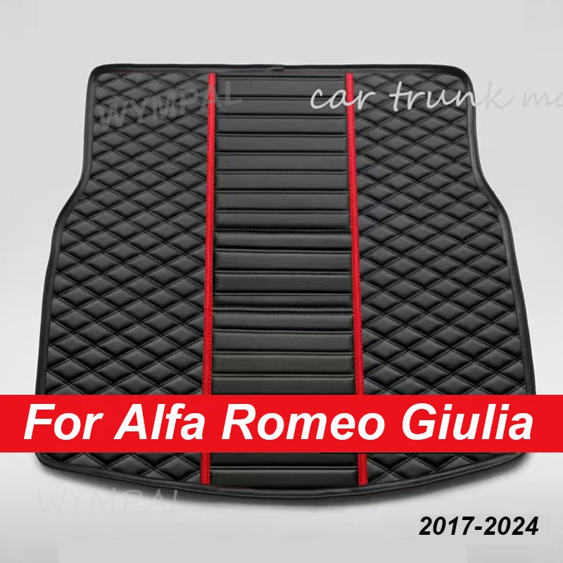 

For Alfa Romeo Giulia 2017-2024 2018 2019 2020 2021 2022 2023 Car floor mats Custom foot Pads automobile carpet cover