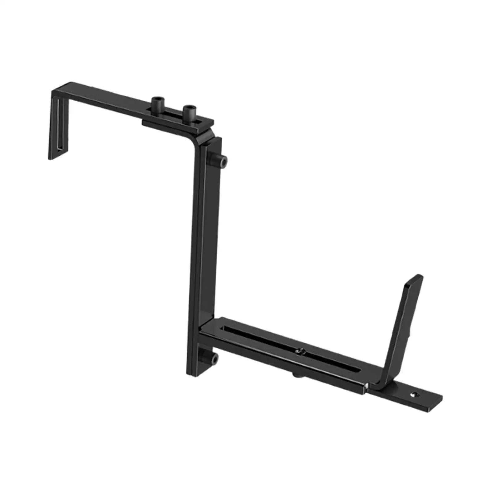 Adjustable Planter Box Bracket Plant Container Accessories Flowerpots Hanger Hook for Railing Outdoor Fence Pergola Balcony