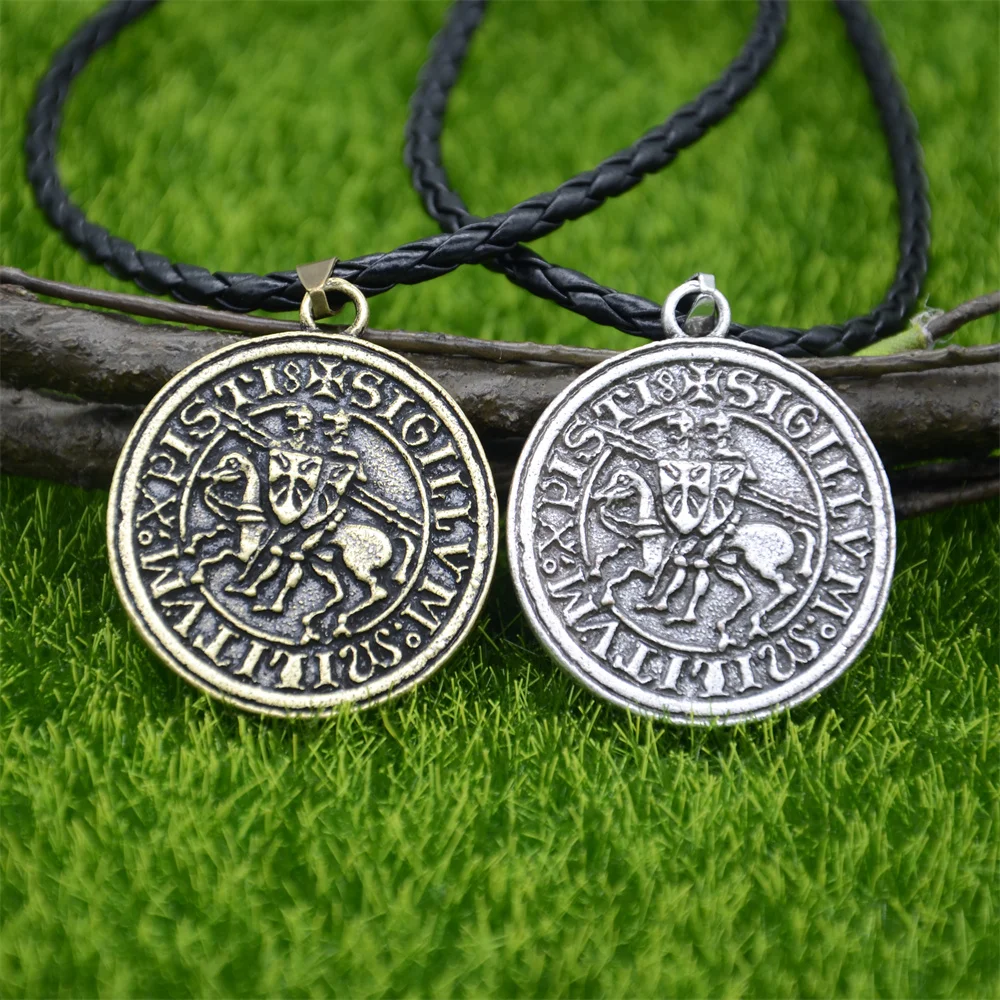 Viking Soldier Warrior On Horse Pendant Mens Jewelry Vintage Punk Necklace Dropshipping