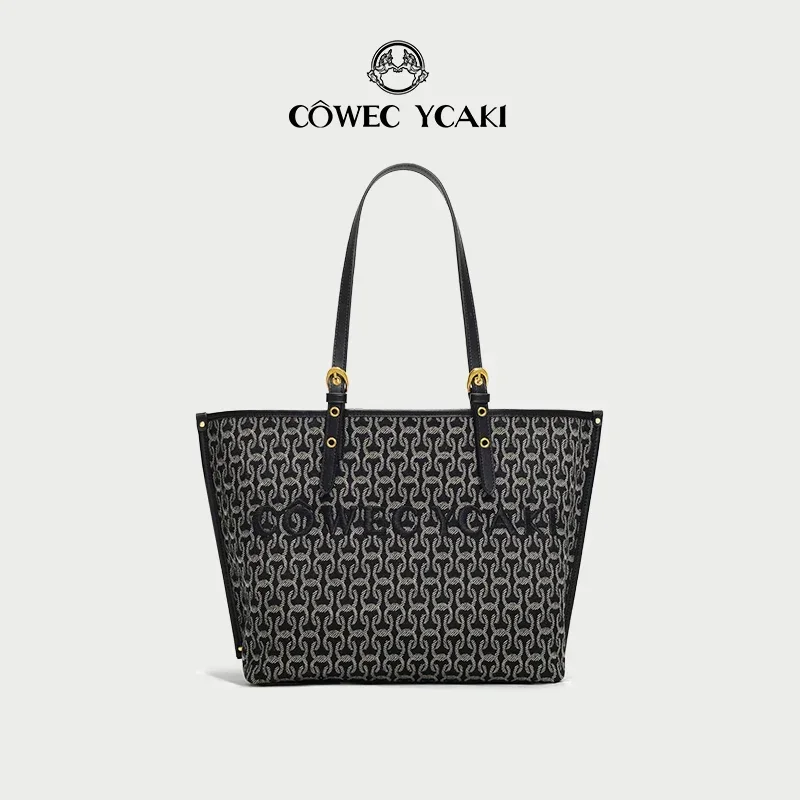 

【 Official Authentic 】Original Cowec Ycaki luxury Large capacity 2023 new handbag women's premium sense Tote bag