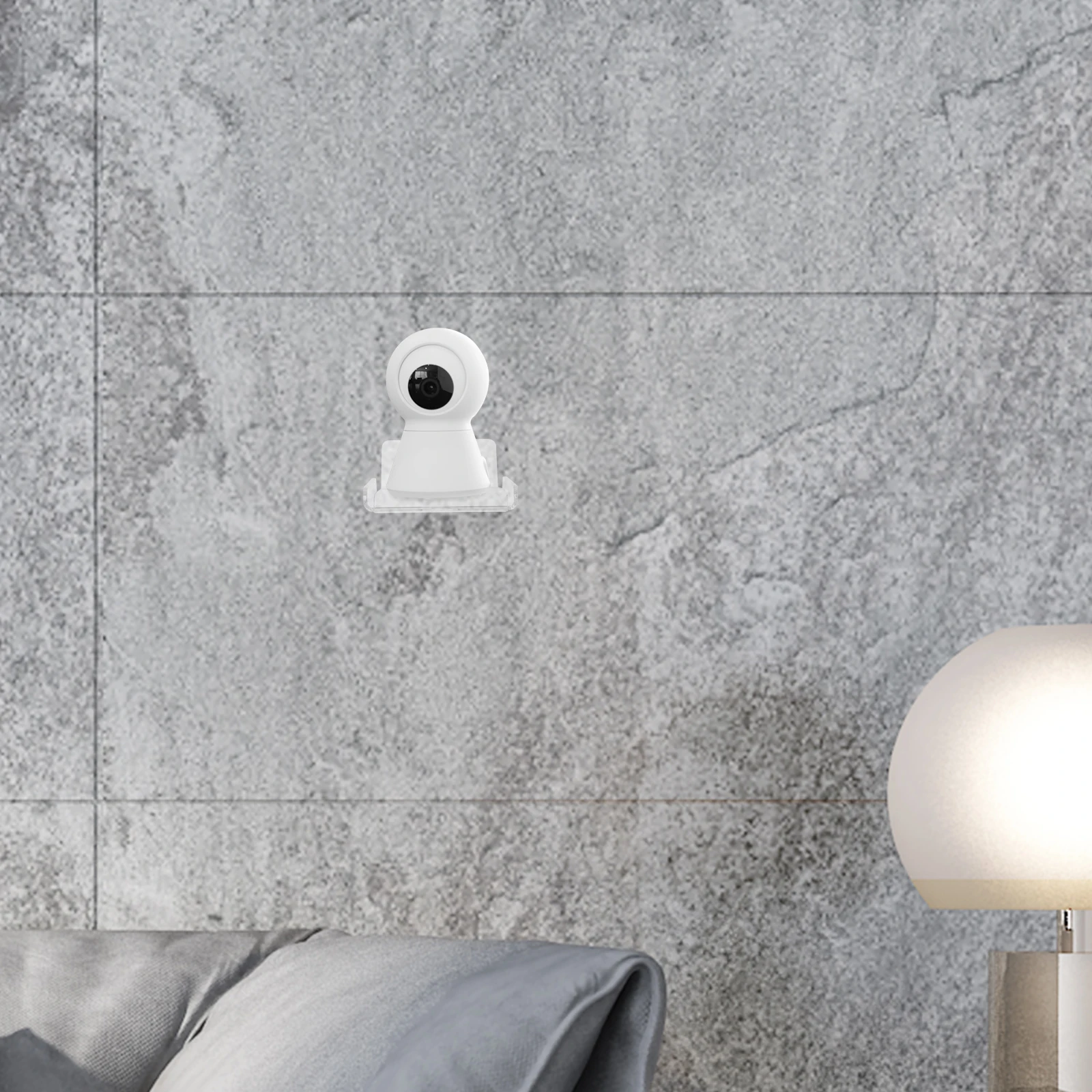 Support de caméra, 2 pièces, petit support mural adhésif pour support de moniteur, haut-parleur pour bébé