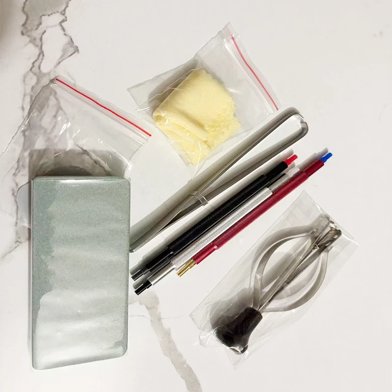 3/4/8PCS Watch Hand Pressers Pusher Fitting Set Kit Watchmakers Watch Repair Tool Kits Double-ended Needle Pen Washcloth Set