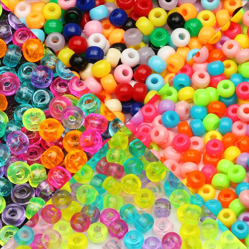 200pcs 3x5mm Mixed Color Acrylic Seed Beads Loose Spacer Beads For Jewelry Making Diy Bracelet Earrings Handmade Accessories