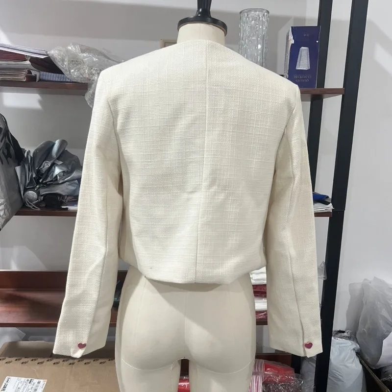 HKSH Frühling Herbst Neue frauen Kurze Jacke Multi-Farbe Taste Langarm Elegante Mode High Street High-end-Ins Mantel HK14203