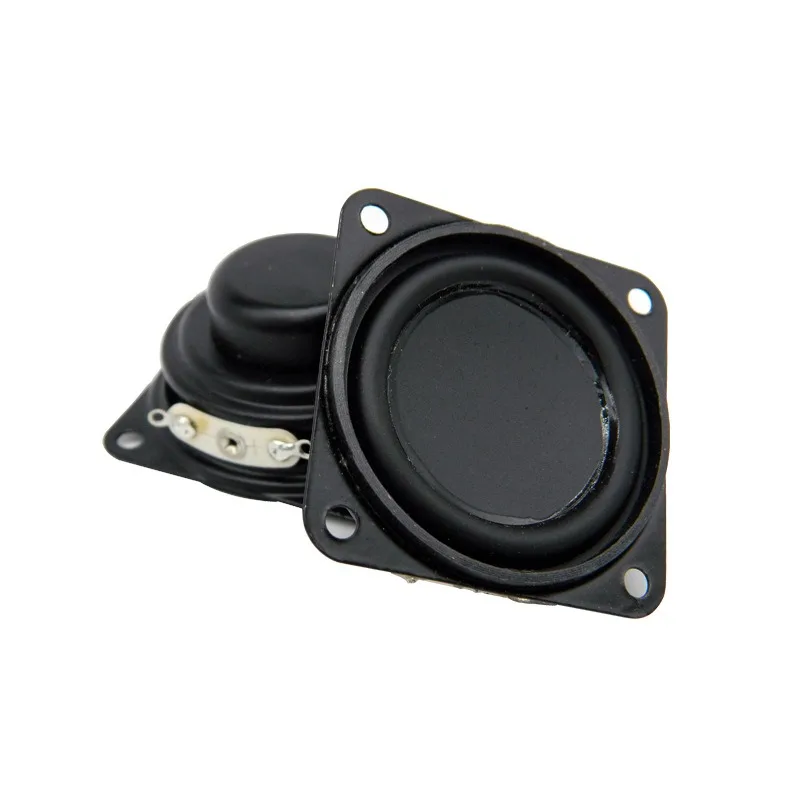 2Pcs 40mm 4 Ohm 5W Waterproof Full Range Audio Speaker Unit Hifi Stereo Loudspeaker DIY Bluetooth Home Amplifier Bass Speakers