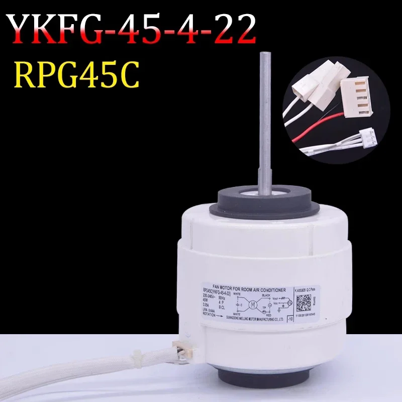 

new for Midea air conditioner RPG45C YKFG-45-4-22 indoor motor 45W fan motor H-axis reverse