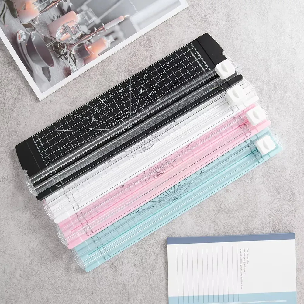 Manual A4 Paper Cutter Bidirectional with Pull-out Ruler A4 Paper Cutting Guillotine Cutting Mat Machine