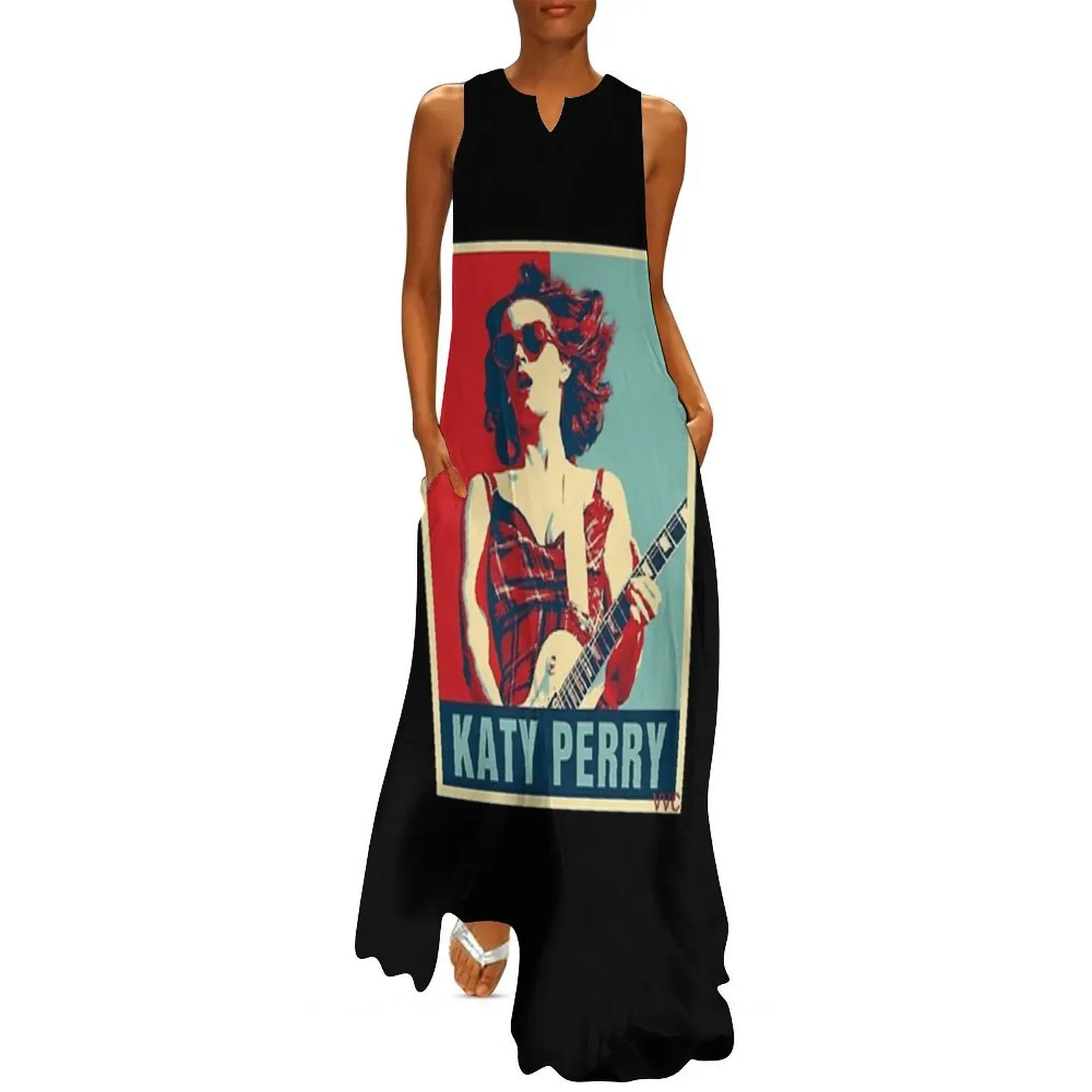 

Retro Hope Style Katy Perry Es Long Dress Women's summer dress Clothing female Party dresses dresses for womens