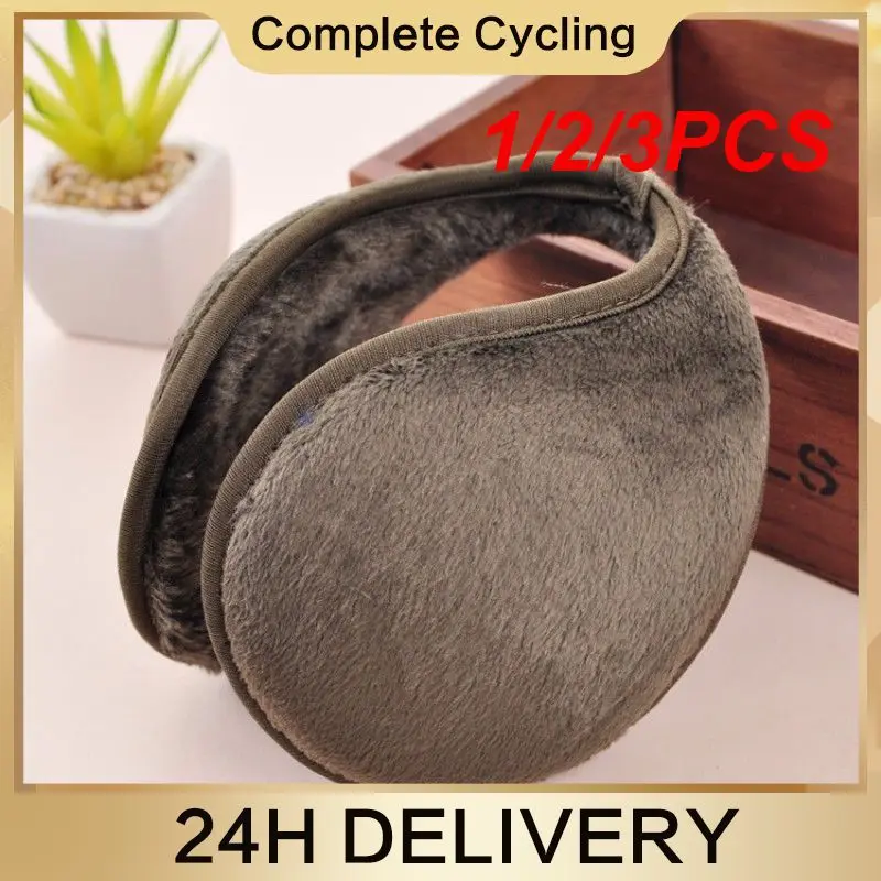 1/2/3pcs windproof עבות קטיפה אמומים אוזניים חמות פעילויות חיצוניות מחממי אוזניים אופנתיות מחממי אוזניים