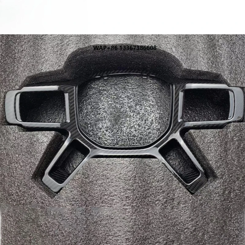 Conjunto de Acessórios Decorativos para Interior de Carro em Fibra de Carbono de Luxo