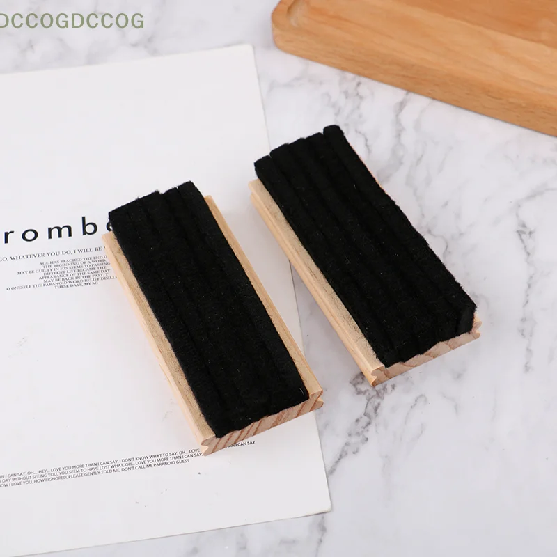 Wooden Chalkboard Duster Classroom Cleaner Kit Large Board Eraser Board Cleaner Blackboard Wool Felt Eraser