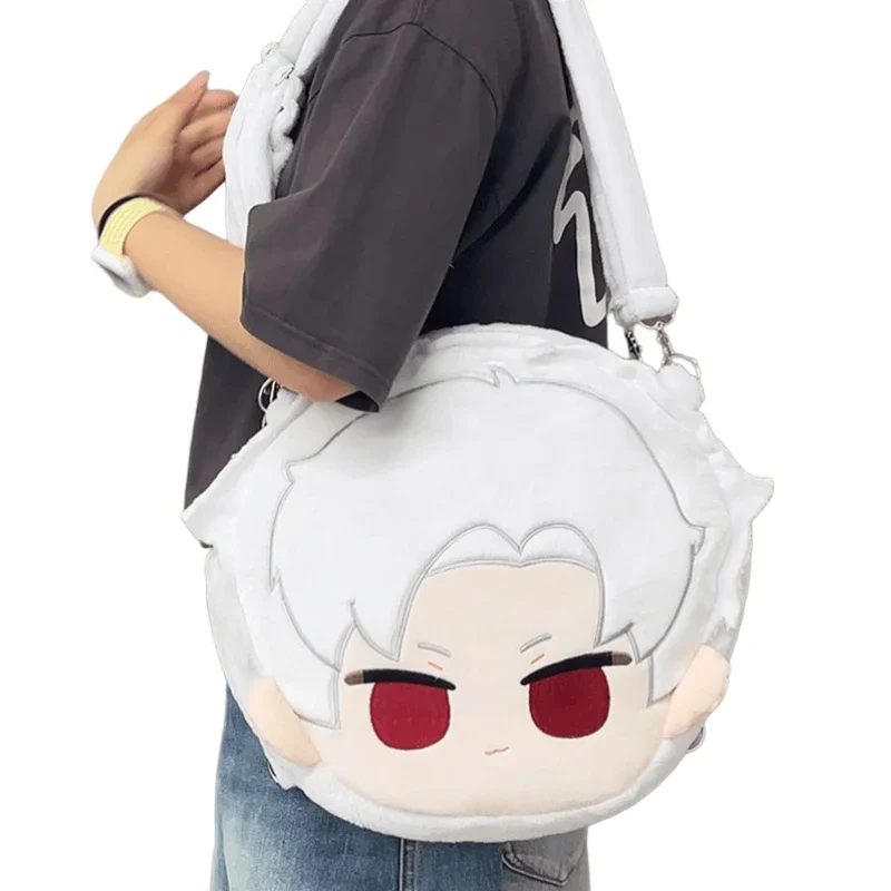 Qinche Sylus Anime Love and Deepspaceœ Cosplay Student Plush Pain Pack Backpack Shoulder Bag Crossbody Bag Birthday Gift