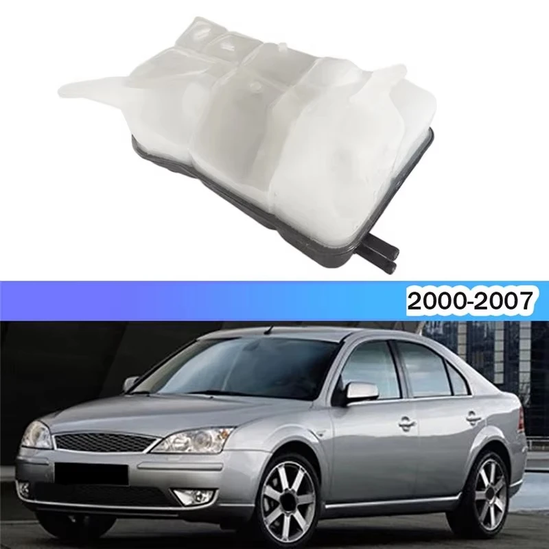 New Radiator Coolant Expansion Header Tank For Ford Mondeo MK3 Petrol Model 2000-2007 1117755 ,1S718K218AB Replacement - view 5