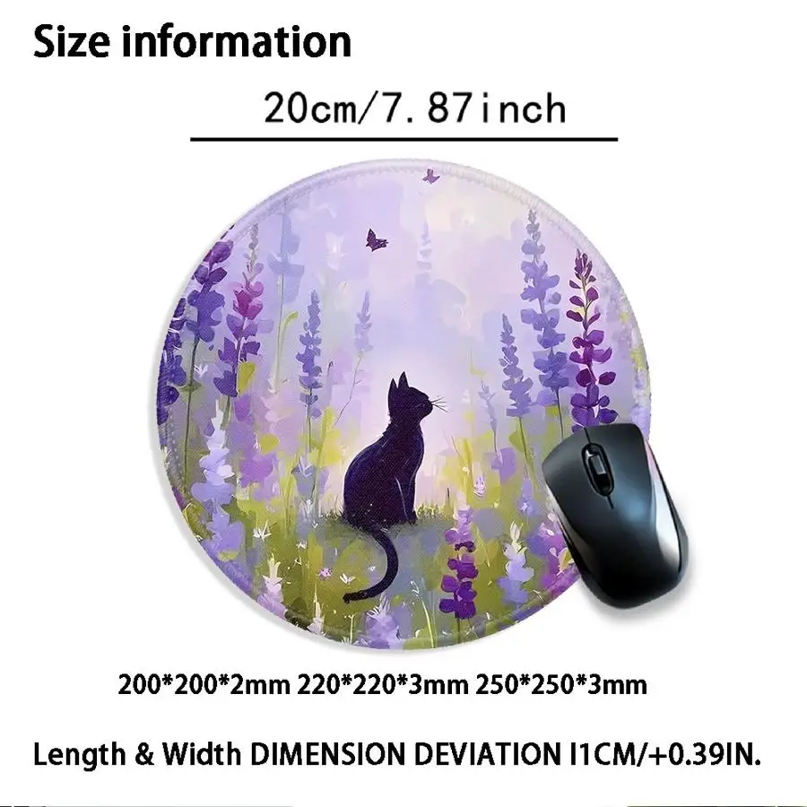 overlock 1pc Mouse Pad Keyboard Mouse Pad Game Console Pad Desk accessories Computer Laptop Pad office Pad Cartoon Kitten