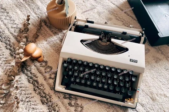 Vintage Metal Machinery English Nostalgic Retro Typewriter Gift