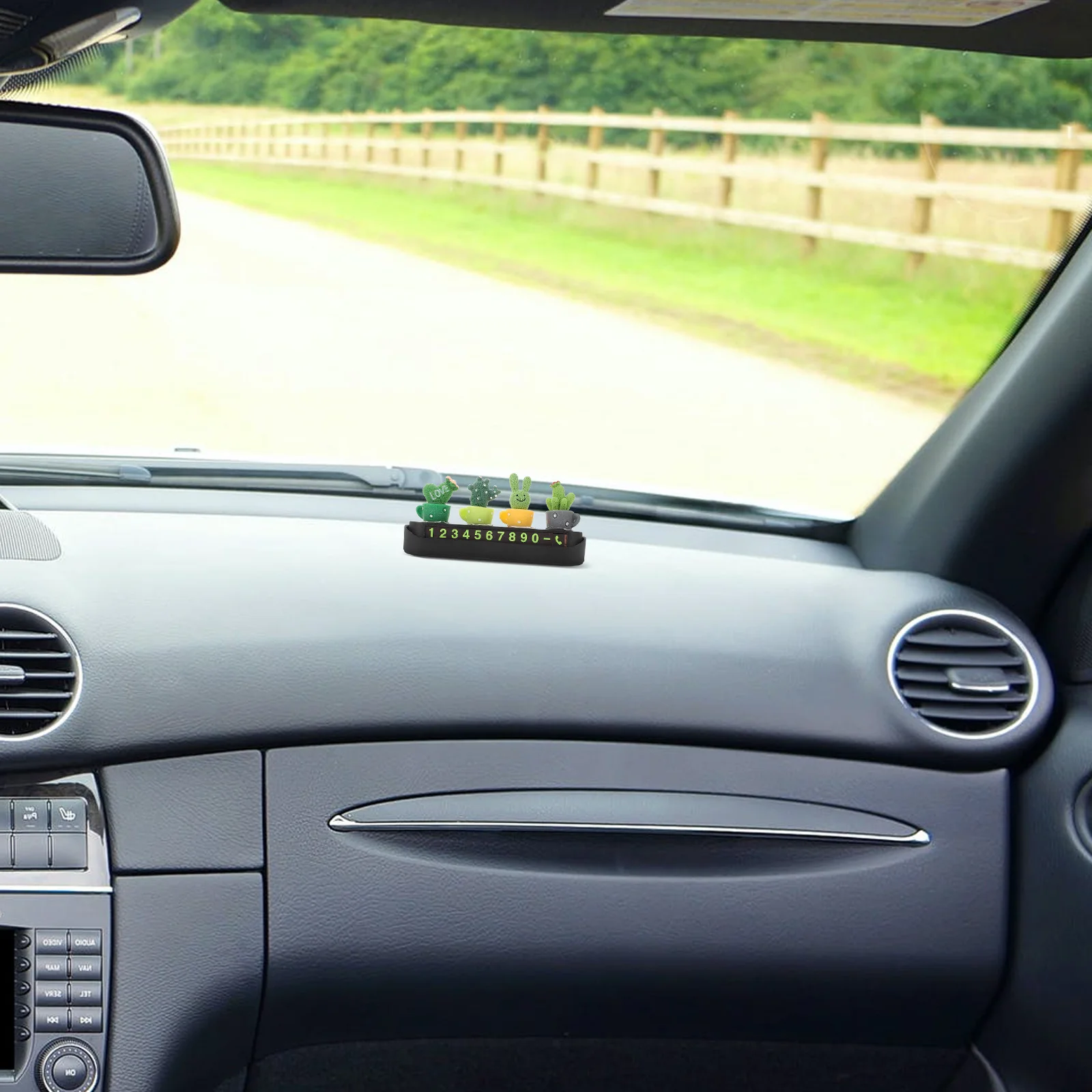 

Small Cute Parking Car Temporary Parking Phone Number Display For Vehicle Moving Dashboard Decor Vehicle Exterior