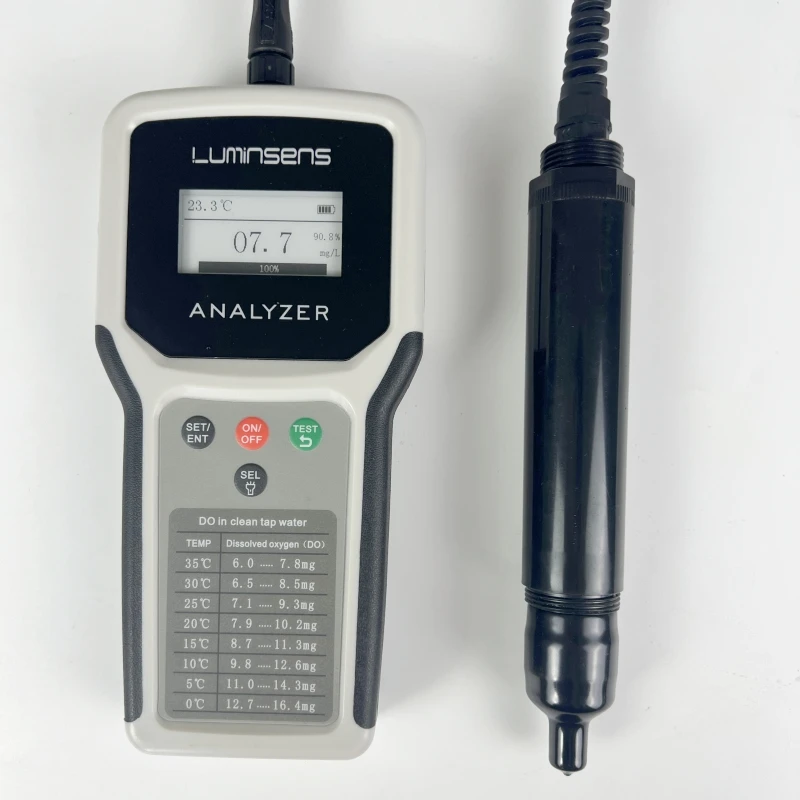 Portable Dissolved   Analyzer Dissolved  Test  DO sensor Luminsense