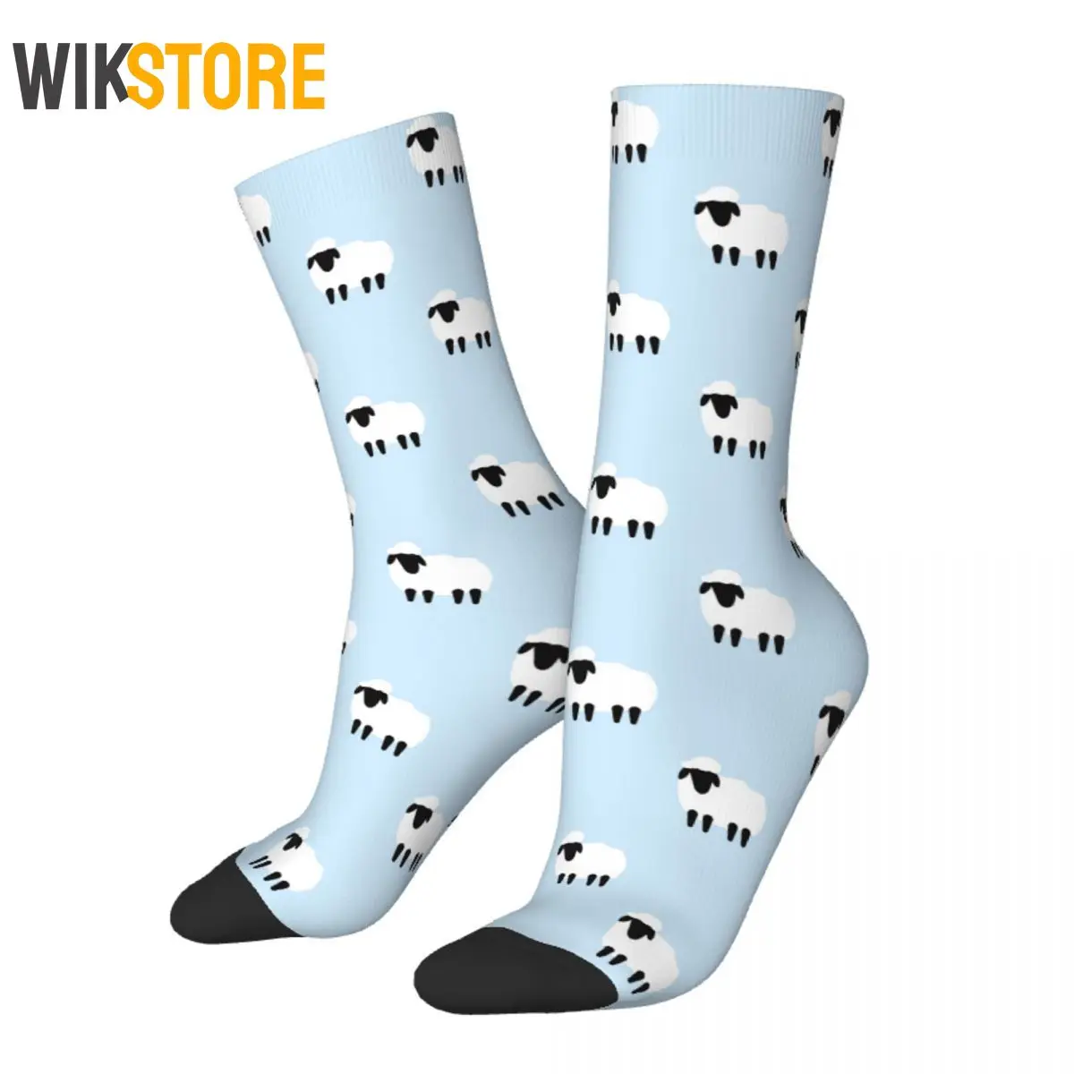 

Funny Cartoon Sheep Socks Men's Women's Happy Socks Novelty Spring Summer Autumn Winters Breathable Crazy Sock