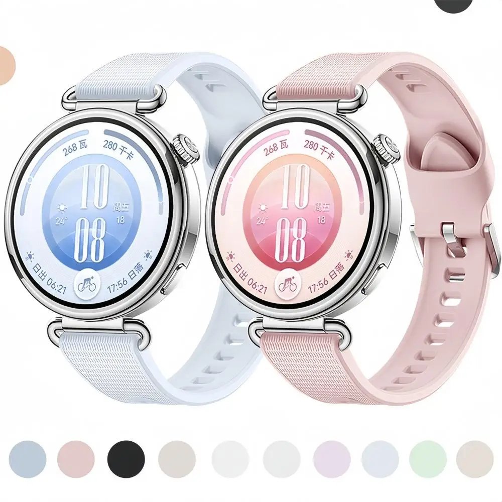 18mm Strap For Huawei Watch GT 7 6 5 4 41mm Sport Silicone Bracelet Correa HUAWEI Watch GT 5 Pro 5 42mm Watch Straps