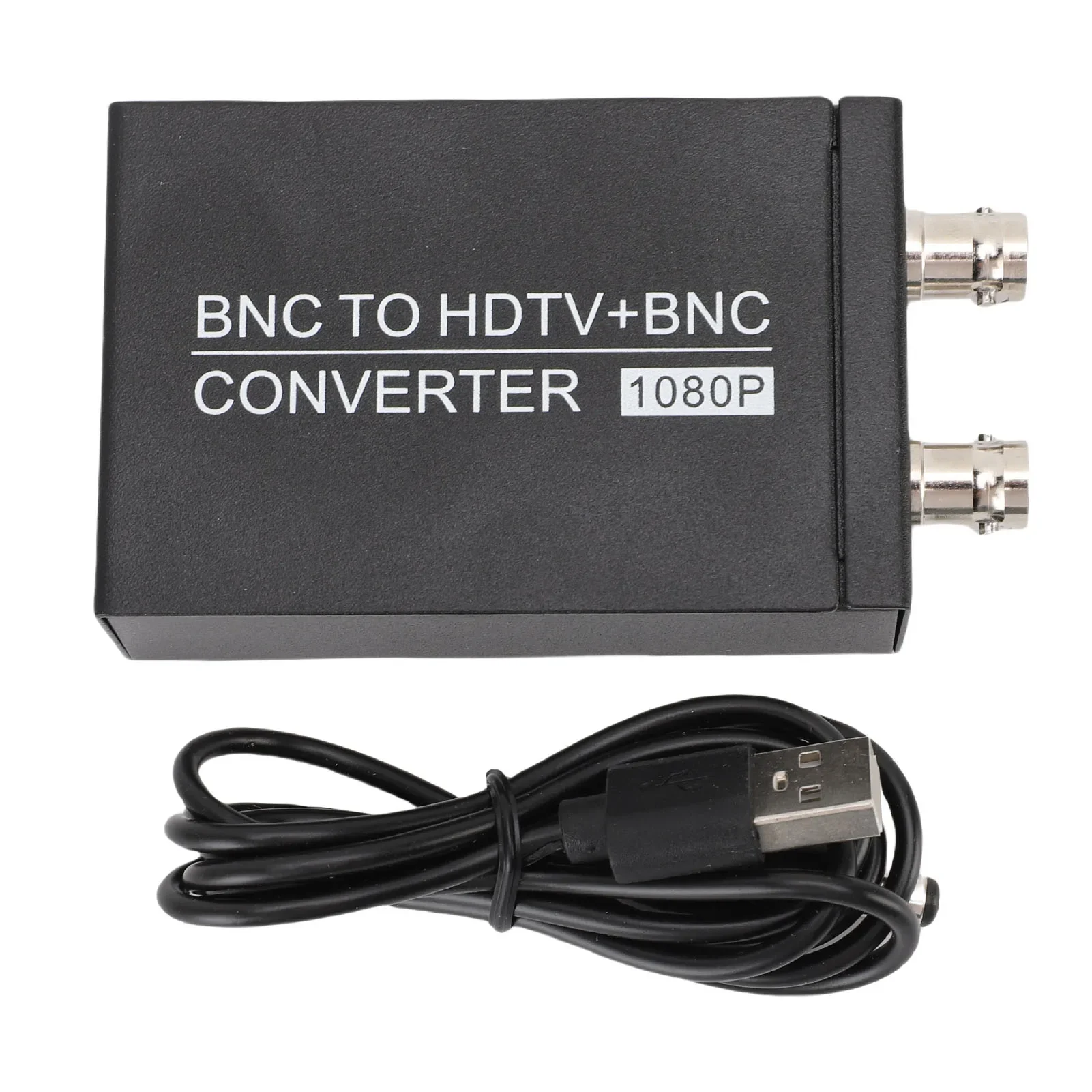 Convertitore audio video Involucro metallico Chip intelligente Convertitore di interfaccia multimediale da BNC a HD Supporto Risoluzione 1080P per CCTV