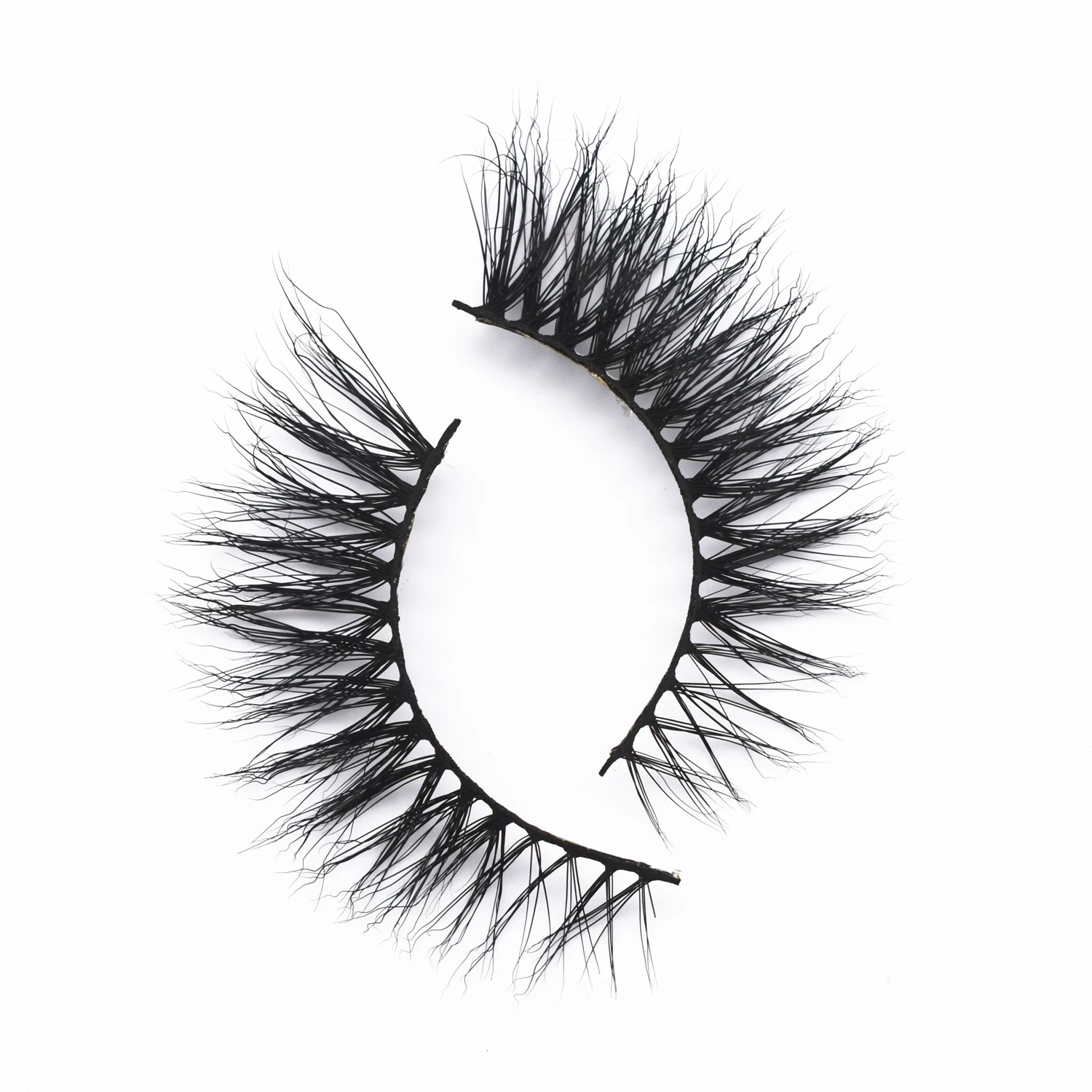 Cat Eye Lashes Real 3D Mink Eyelashes Natural Long Winged End Eye Elongated Eyelashes Mink Cils Eyelashes Extension Makeup Lash