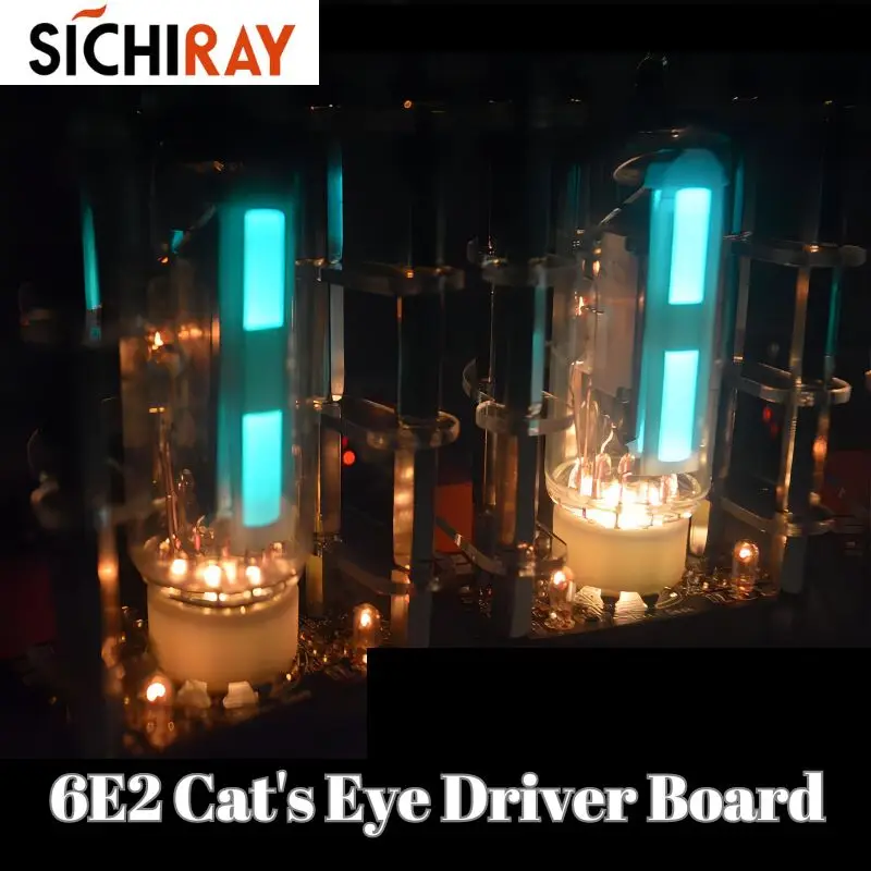 SICHIRAY Low Voltage 6E2 Cat's Eye Driver Board Audio VU Level Indicator Tube Amplifier Retro USB 5V High Quality 1PC