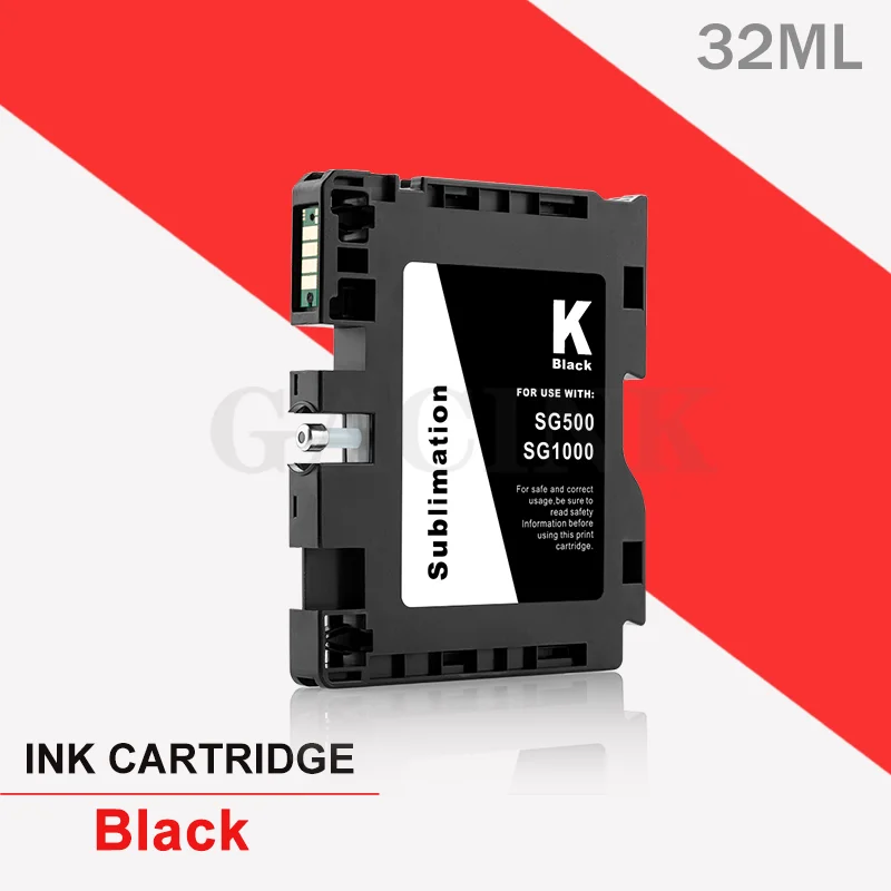 1 Set For SAWGRASS SG500 SG1000 No Serial Number Compatible Ink Cartridge With Chip Sublimation Ink